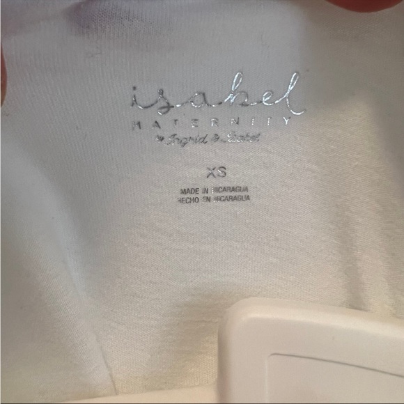 Isabel Maternity Long Sleeve Short white size xs - Picture 3 of 3